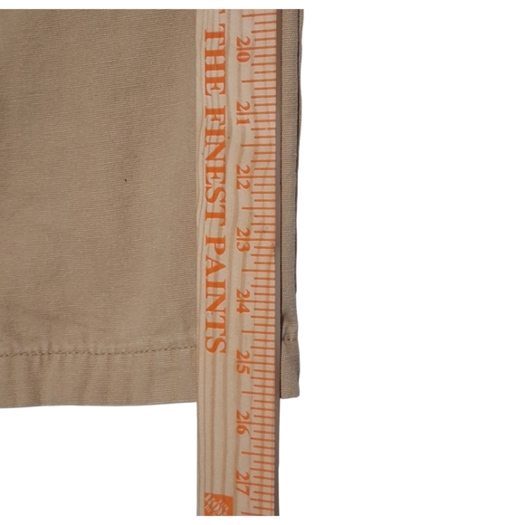 EUC AEROPOSTALE Sz. XS Tan Utility Straight Leg Cargo Jeans - Picture 8 of 11